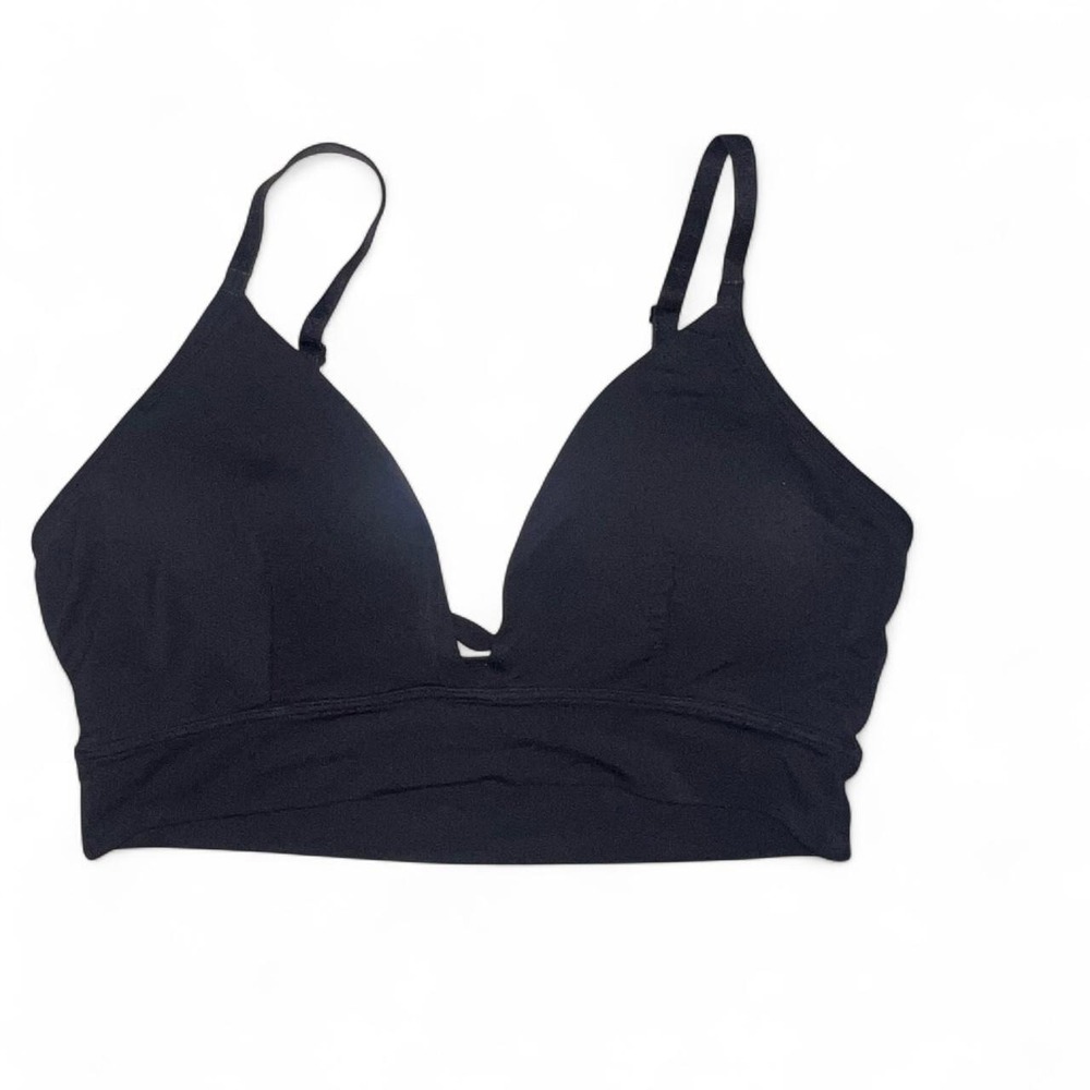 Hanes black wire-free T-shirt bra in Women's Large